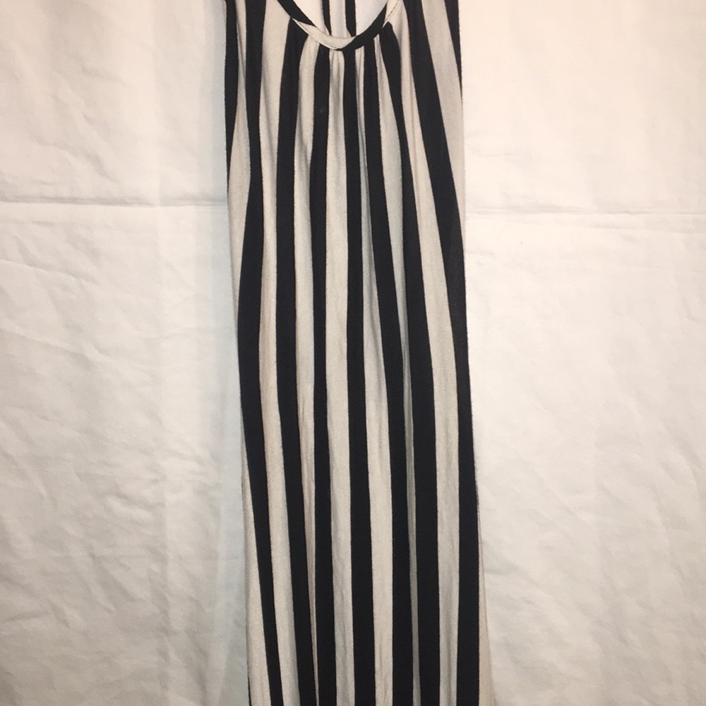 Long white and black dress